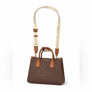 Michael Kors Brown and Tan Satchel